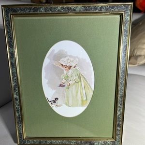 Kitties lunch framed photograph